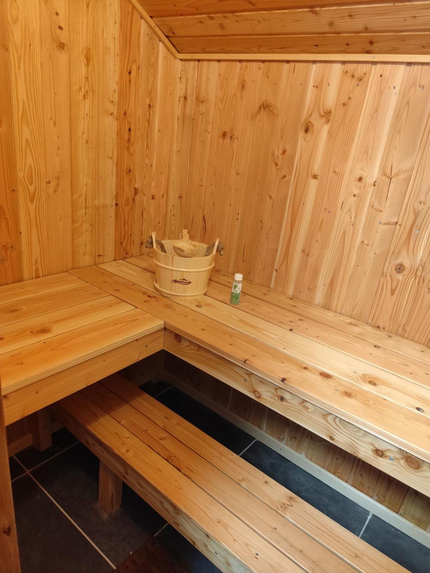 Premium-Ferienhaus Extertal Ferienpark - Natur Erholung Sauna Familie Exterior foto